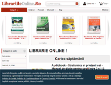 Tablet Screenshot of librariileonline.ro